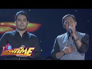 Jed Madela and Charlie Fry sing "I'll Be There"