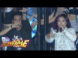 Abra, Yeng Constantino flashed on It's Showtime stage