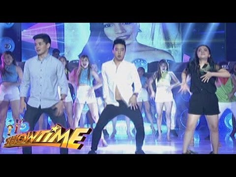 Patrick,Ryan,Kiray danced the trending steps of Vice Ganda