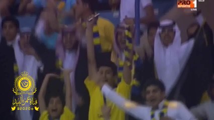 لقطات  رائعه  لـ  ( جماهير النصر  )  قبل لقاء  الشباب