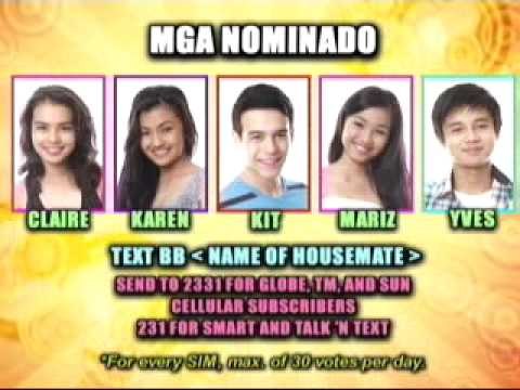 PBB Teen Edition 4 - 3rd Nomination Vote Plug