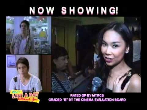 Won't Last A Day Without You, Now Showing