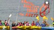 احتجاجات في ميناء سِياتل الأمريكية ضد مشاريع نفطية في القطب الشمالي