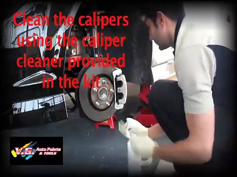 How to paint your brake calipers with POR15 Caliper Kit