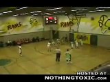 Last second score on basketball match, impossible long shoot
