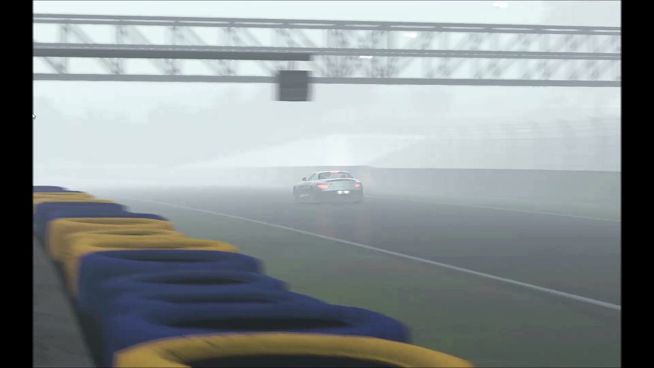 Mercedes-Benz SLS AMG, Bugatti Circuit, Heavy Fog, Replay, Project CARS