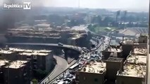 Rivolta in Egitto - blindato cade giù dal ponte (Agosto 2013)