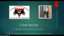 Cyber Security | Bodyguard School | Executive Protection Course | Online Security Certification 5-15-15
