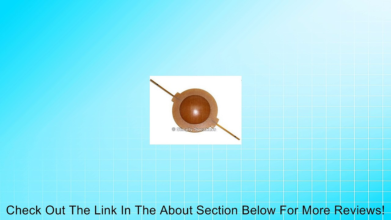 SS Audio Klipsch Tweeter Diaphragm K-77, K-77M, Heresy, Cornwall, La Scalla, 824-0137, 824-0137, 824-9946, Klipsch Horn Driver Review