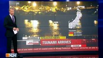 Tsunami-Warnung in Japan - Mick Locher erklärt an der Vidiwall