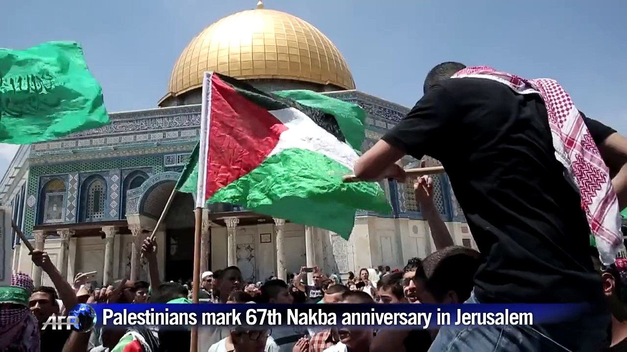 Palestinians mark 67th Nakba anniversary in Jer...
