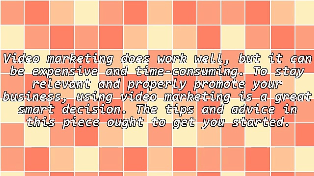 Considering Video Marketing? Take A Look At These Good Suggestions