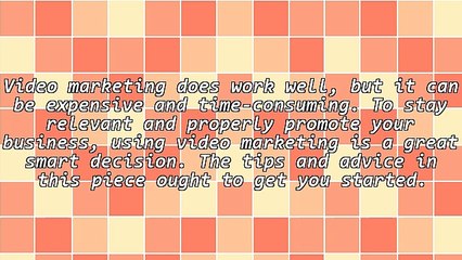 Considering Video Marketing? Take A Look At These Good Suggestions