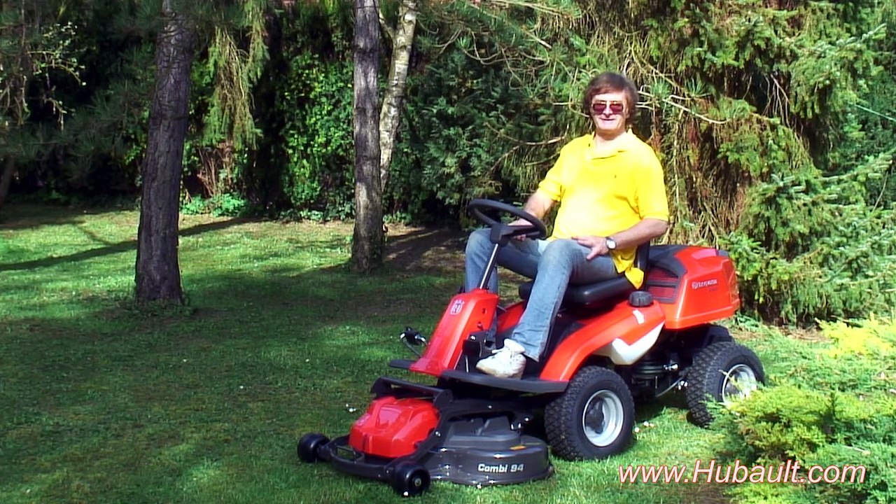 HUSQVARNA Rider R 213 C - Tondeuse Autoportée articulée Mulching - HUBAULT Jardin