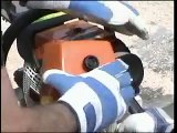 Chainsaw Air Injection Demonstration Husqvarna/Stihl