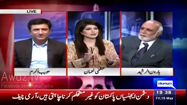 Haroon-ur-Rasheed Funny Taunts On Habib Akram for always speaking against Imran