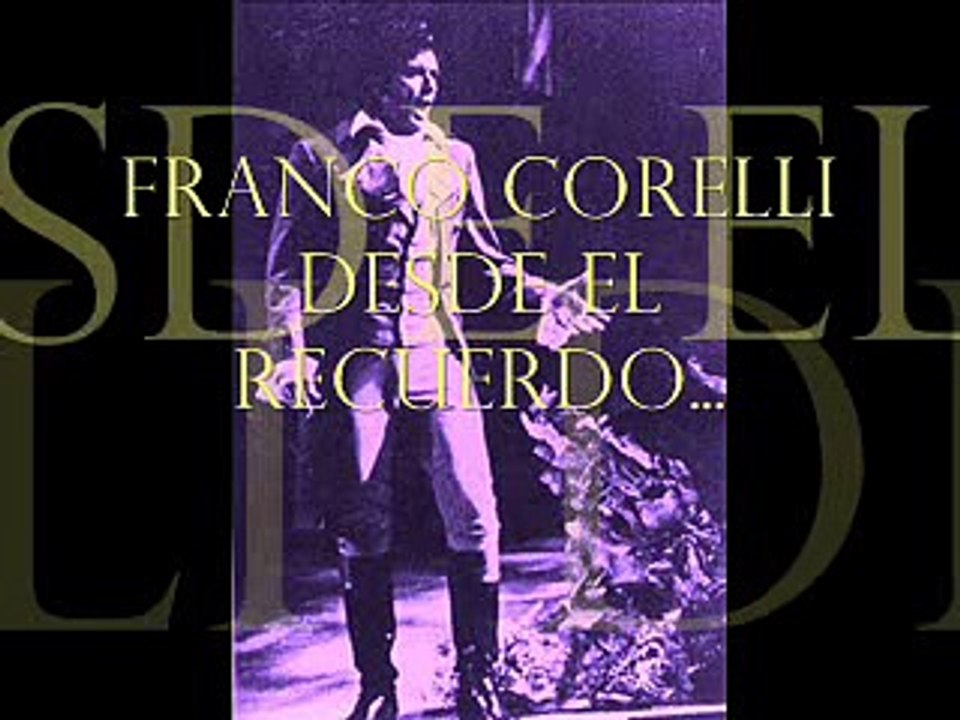 FRANCO CORELLI-Non! n´appelle personne-(Werther)-(Massenet)