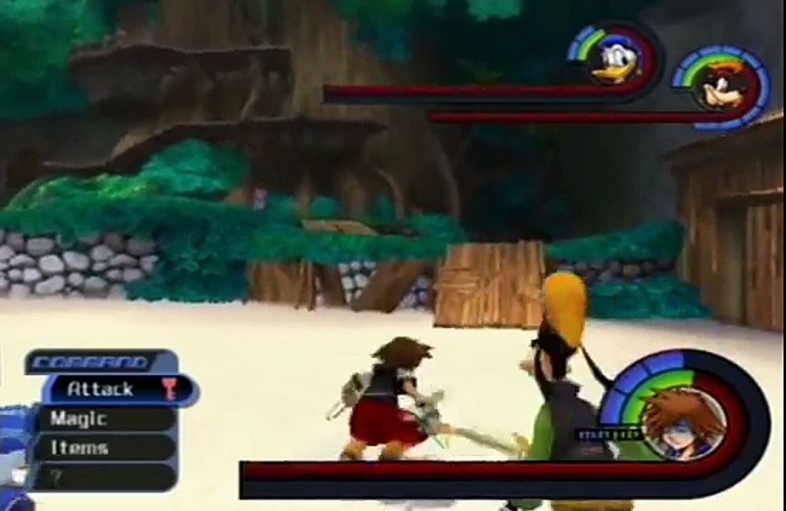 Kingdom Hearts - Secret menu, bahamut and a bug