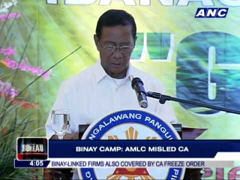 Binay camp says AMLC misled Court of Appeals