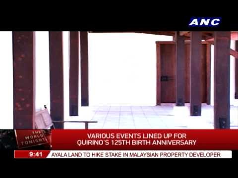 Events lined up for Quirino's birth anniversary
