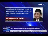 MILF denies Usman killed for reward money
