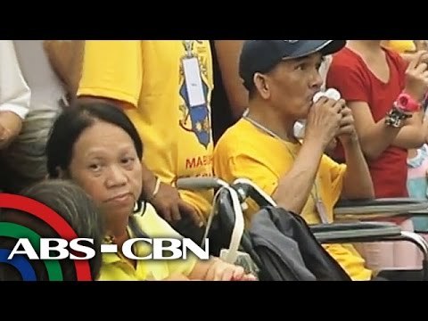 Mga may kapansanan, nakipagsiksikan para kay Pope Francis