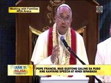 Ano ang natutunan ni Pope Francis sa Pilipinas?