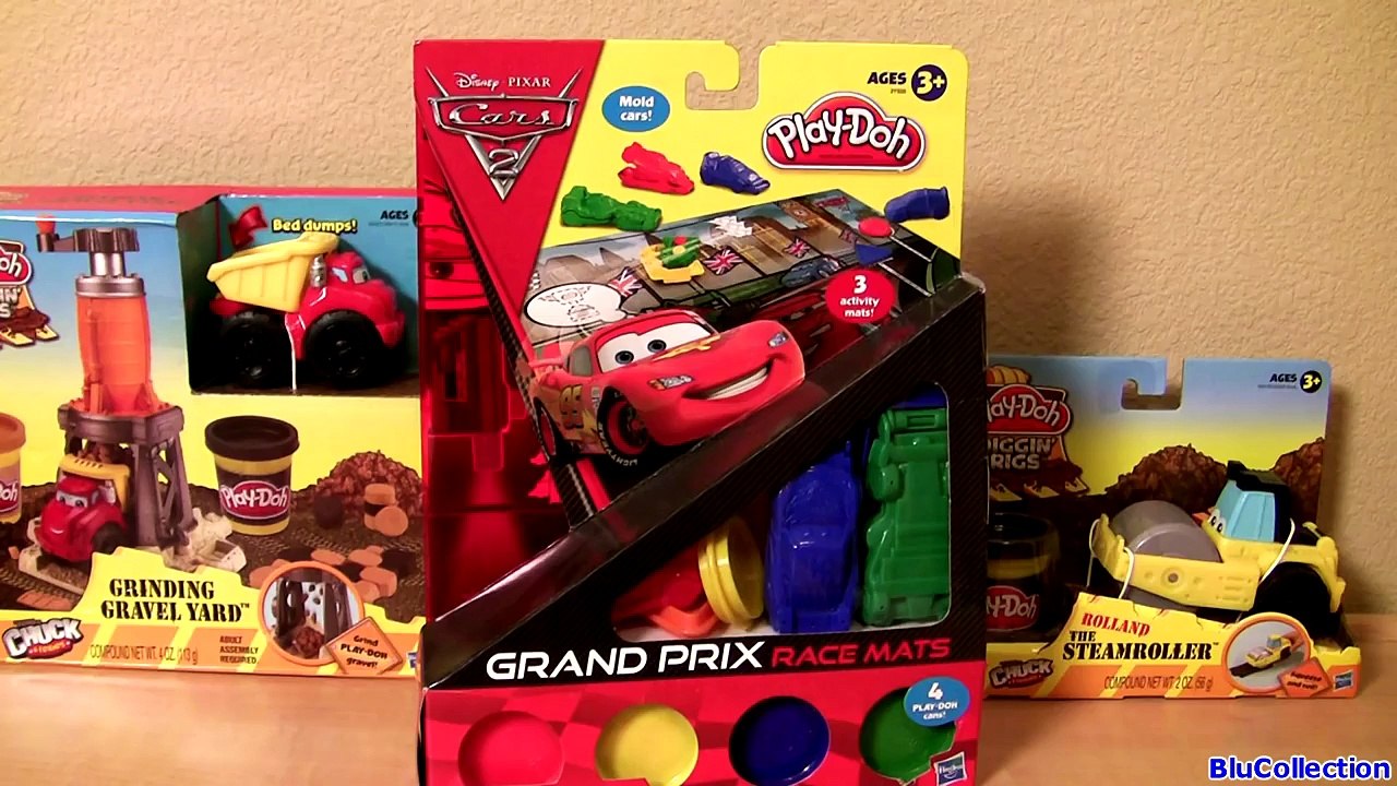 Play Doh Cars 2 Race Mats World Grand Prix Racers Acer Grem Francesco