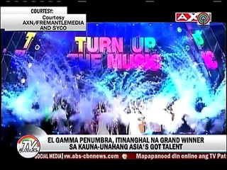 El Gamma Penumbra, announcement Grand Winner at Asia's Got Talent