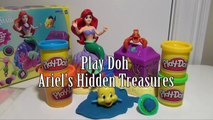ARIEL LITTLE MERMAID PLAY-DOH Ariel's Hidden Treasures with Sebastian & Flounder Playset