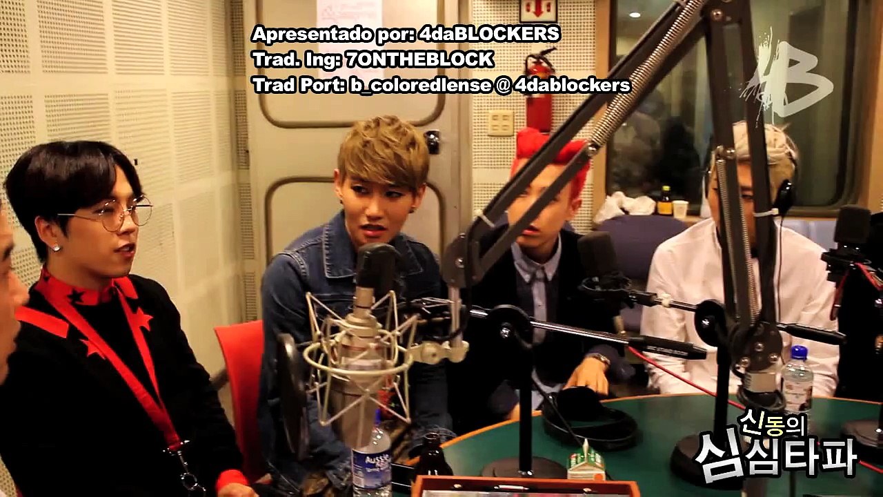 [4daBLOCKERS] 19.10.13 - Block B @ Rádio ShimShimTaPa [2/7] (PT/BR)