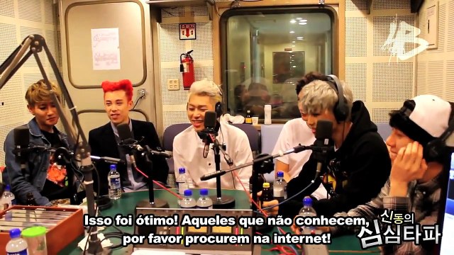 [4daBLOCKERS] 19.10.13 - Block B @ Rádio ShimShimTaPa [5/7] (PT/BR)
