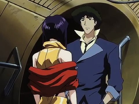 Cowboy Bebop - Spike Spiegel and Faye Valentine scene - Look at my eyes Faye...