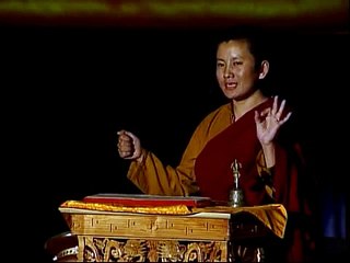 Ani Choying teaching the OM MANI PADME HUM mantra