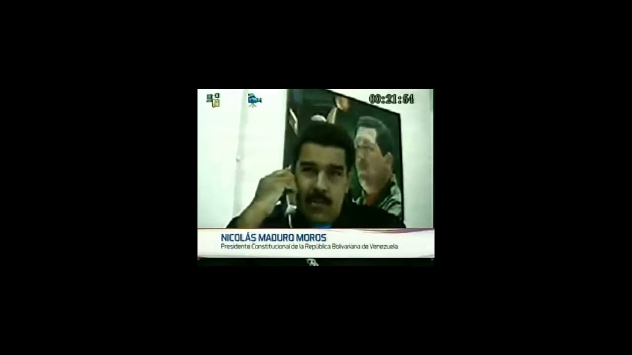 Nicolás  Maduro participa a través de una video conferencia en el acto de asignación de cupos universitario