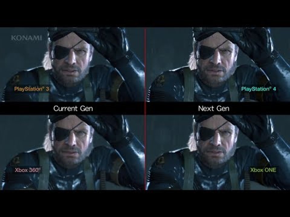 Metal Gear Solid V: Ground Zeroes (PS4) - PS4/XboxOne/PS3/Xbox360 Comparison HD