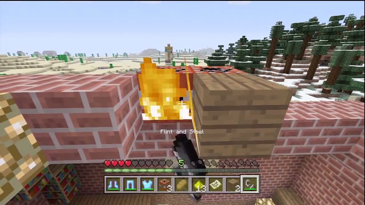 Trolling a kid (Herobrine) on Minecraft Xbox