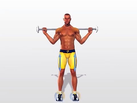 Como hacer piernas y gluteos - Ejercicio Zancadas inversa con barra