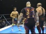Big Van Vader and Bigelow vs. Keiji Mutoh and Hiroshi Hase in New Japan on 3/1/92