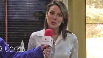 Silvia Corzo comercial Día de la Banderita Cruz Roja