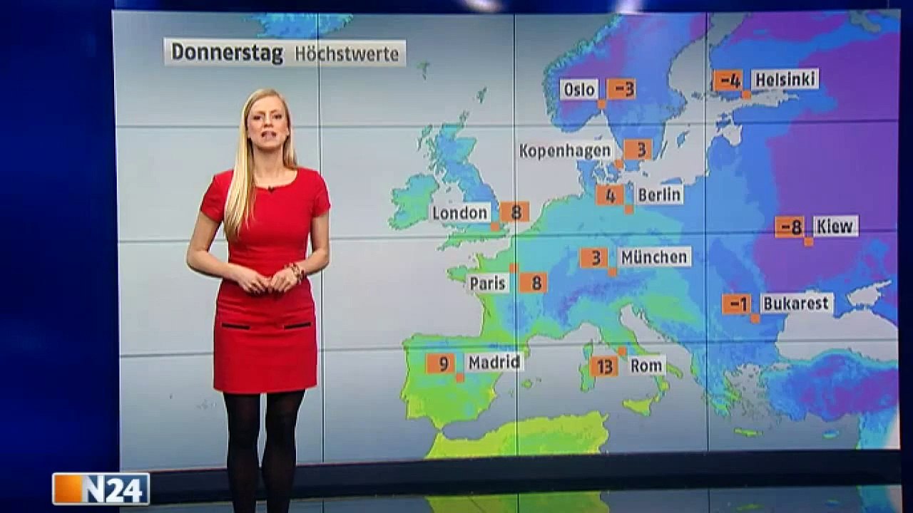 Schöne Aussichten? Das N24-Wetter für den 10.01.13 mit Anneke Dürkopp