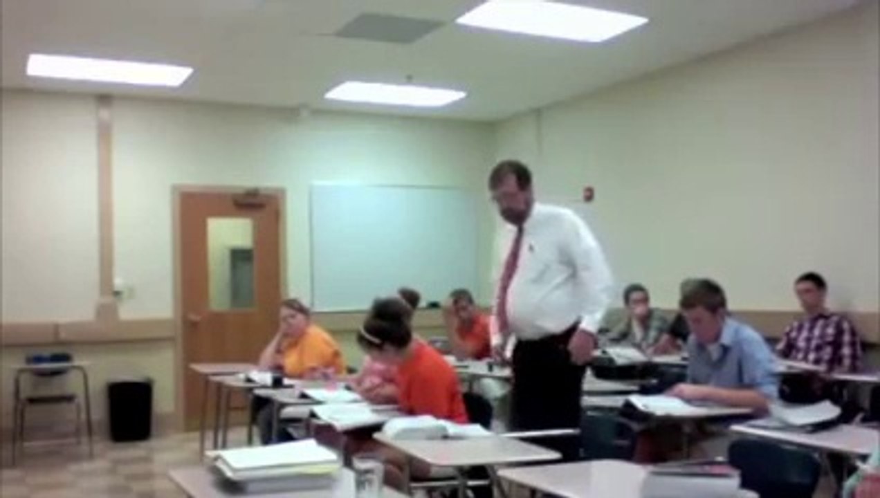 Girls V.s Boys In Class Room - Punishment By A Teacher -