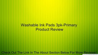 Washable Ink Pads 3pk-Primary Review