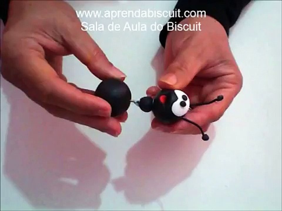 Passo a passo Smilinguido em massa de biscuit