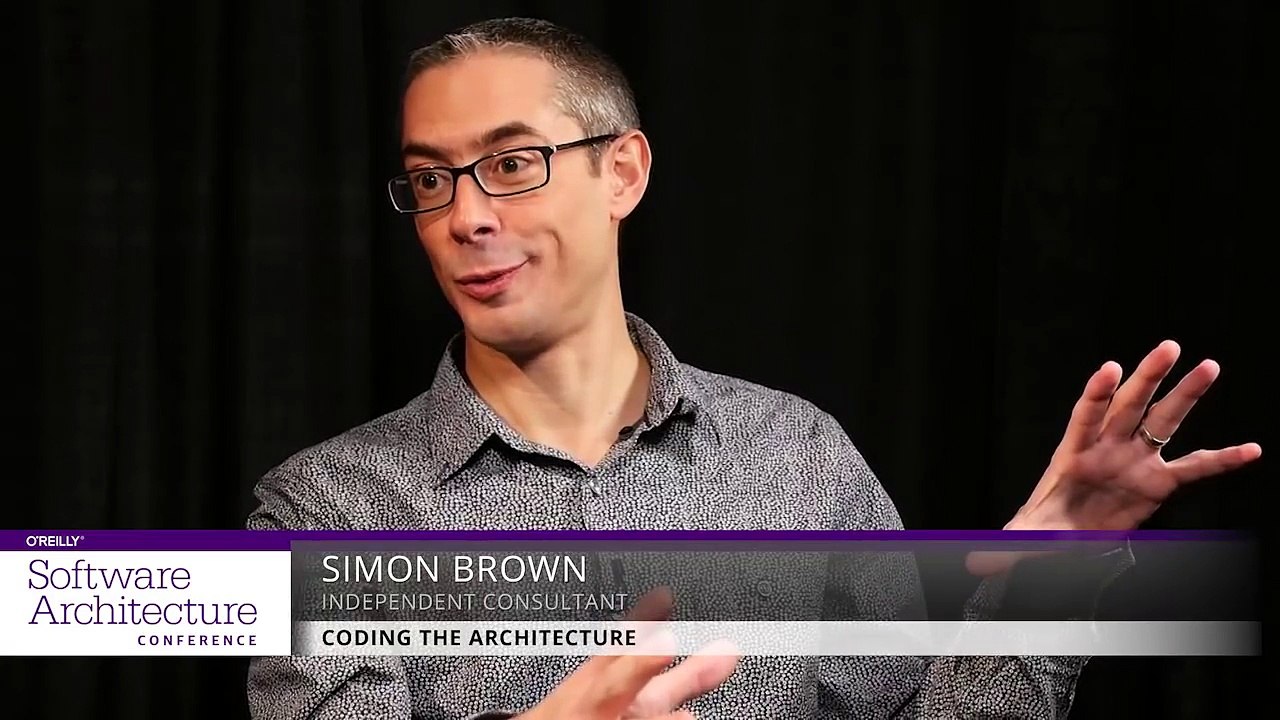 Simon Brown on software architecture vs code