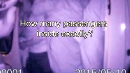 Six-seat van carries 51 workers in China. WOW!