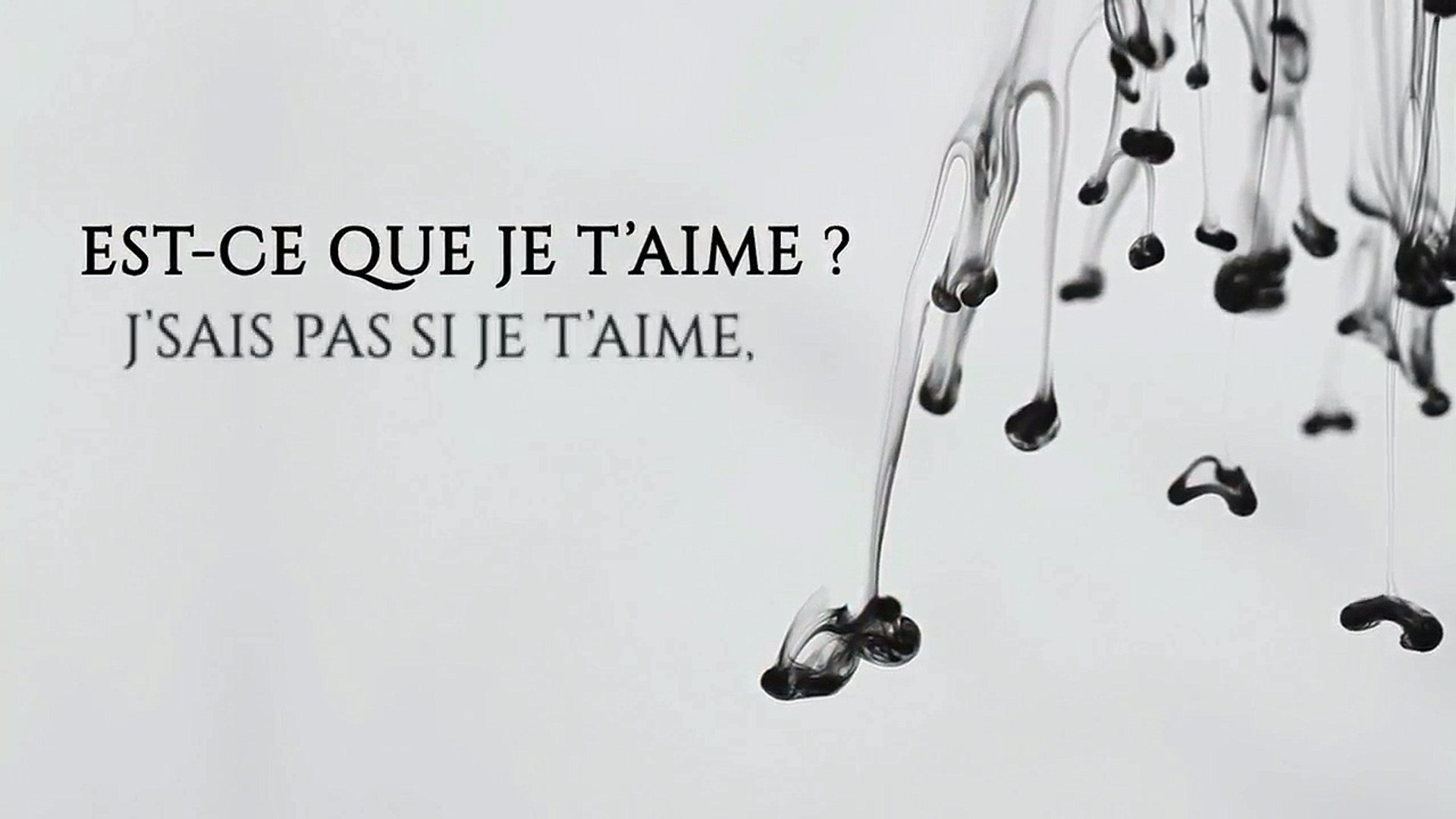 Maitre Gims Est Ce Que Tu M Aimes Audio Paroles Video Dailymotion