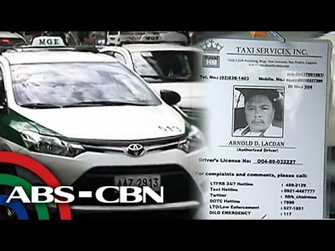 Mga taxi driver na walang ID, magmumulta ng P5,000