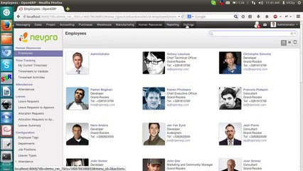 (Odoo) OpenERP V7.0 - Human Resources module
