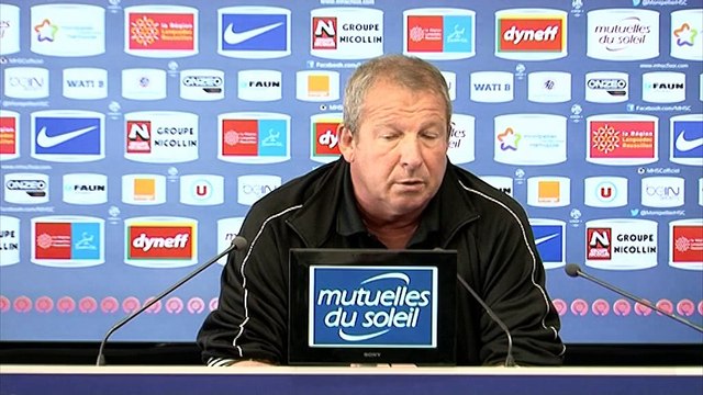 Rolland Courbis avant MHSC vs PSG (37ème journée L1)